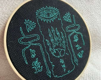 zelda オーダーページ PDF the Legend of Zelda Inspired Zonai Hand Blackwork