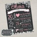 Winter ONEderland chalkboard - First Birthday chalkboard - Birthday Sign - Digital Print 