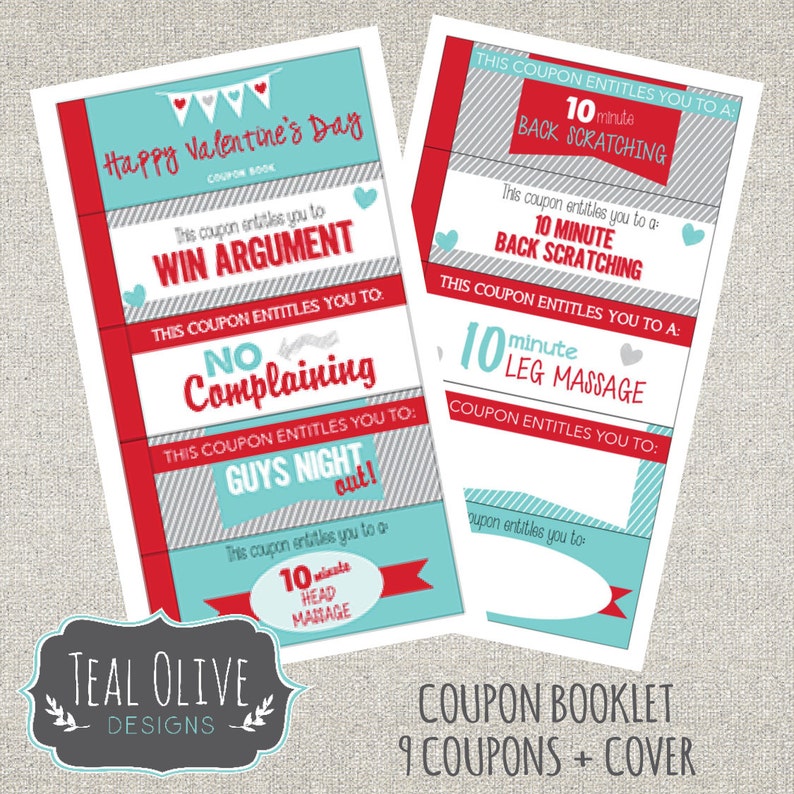 diy coupon booklet