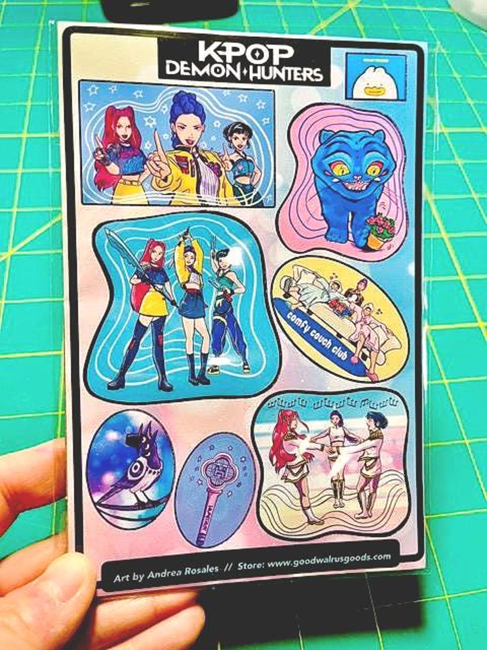 Huntrx Sticker Huntr/x Sticker Sheet (K-POP Demon Hunters) - Etsy