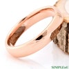 5mm Gold Plated Tungsten Carbide Wedding Band | Polished Half Dome Ring | Size 9.5 - View #2