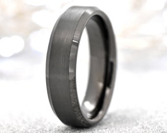 Gunmetal Ring Etsy