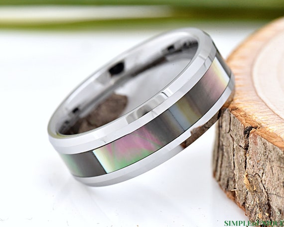 Pearl inlay ring deals