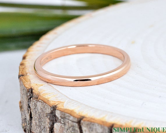 2mm womens wedding on sale band
