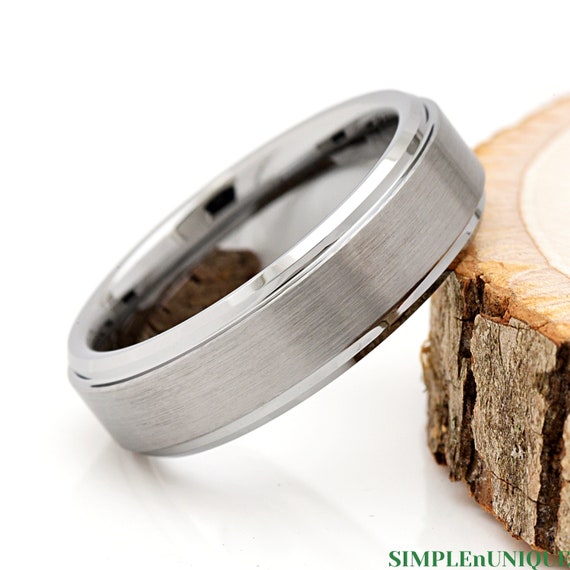 Promise Ring for Him, Mens Promise Ring Ring, Men's Tungsten Wedding Band, Tungsten Promise Ring, Promise Ring for Men, 7mm Tungsten Band
