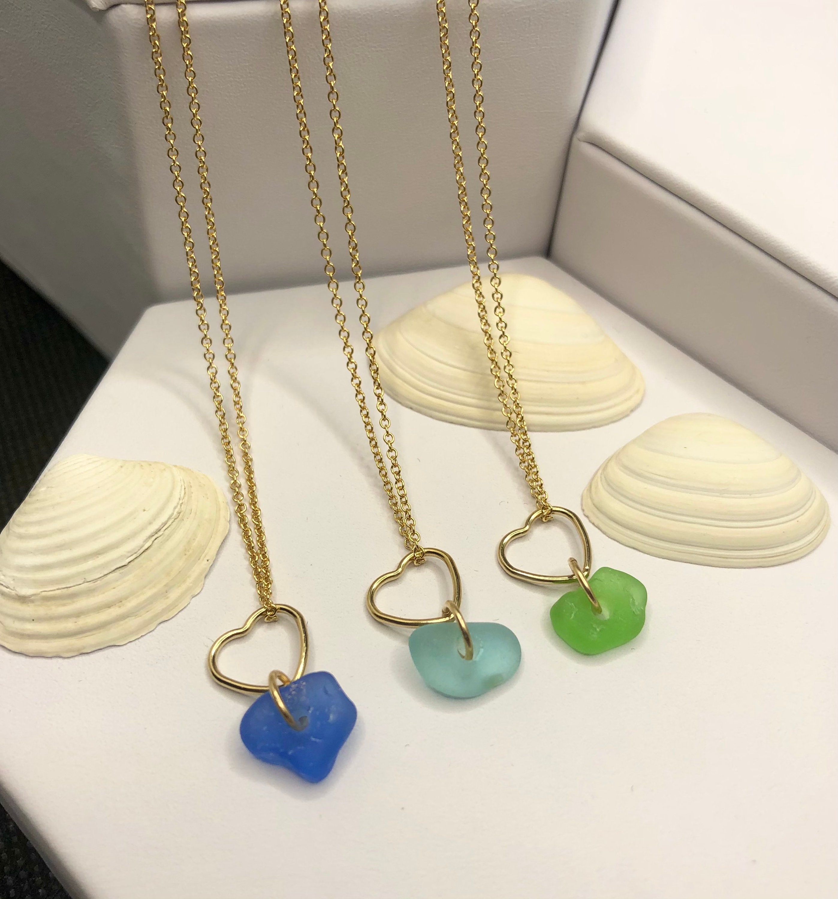 NECKLACE CHAINS — SEA AND GLASS