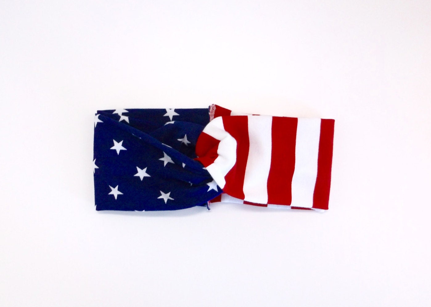 American Headband USA Headband Red White and Blue Headband Etsy