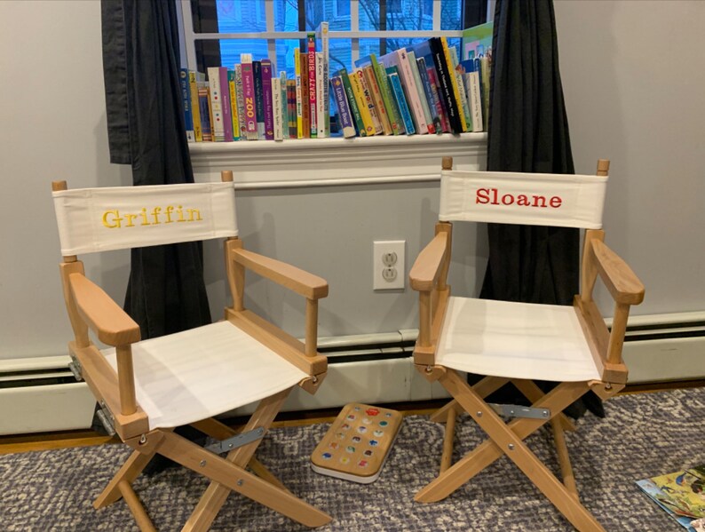 Replacement Childrens Personalised Director Chair Fabric Etsy