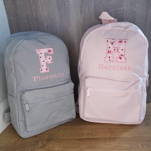 Personalised toddler backpack, monogrammed bag, mini nursery bag, girls school bag, boys personalised backpack, birthday gift, FAST DELIVERY