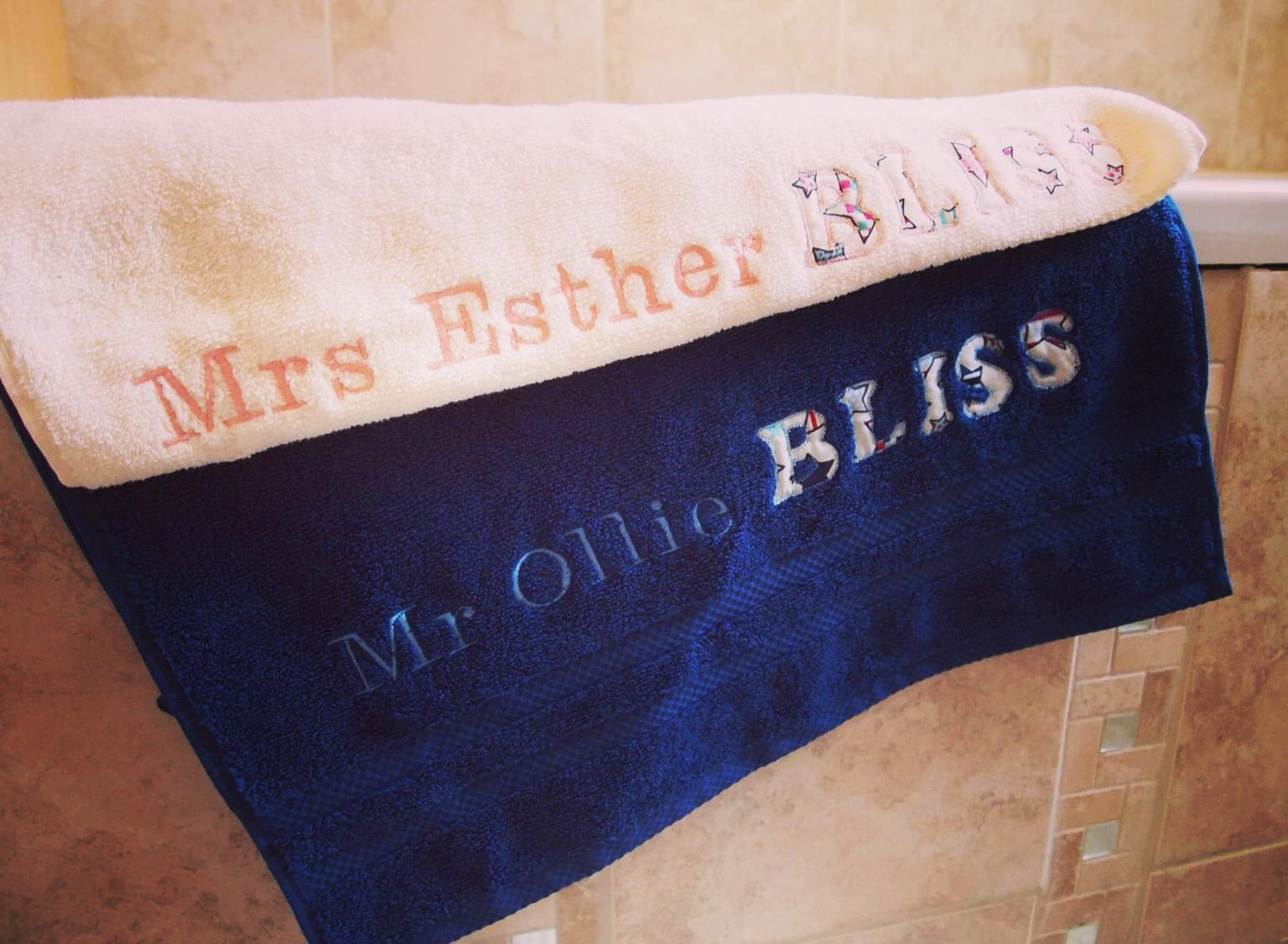 Personalised Mr and Mrs Towels Mr and Mrs Beach Towels Etsy Canada