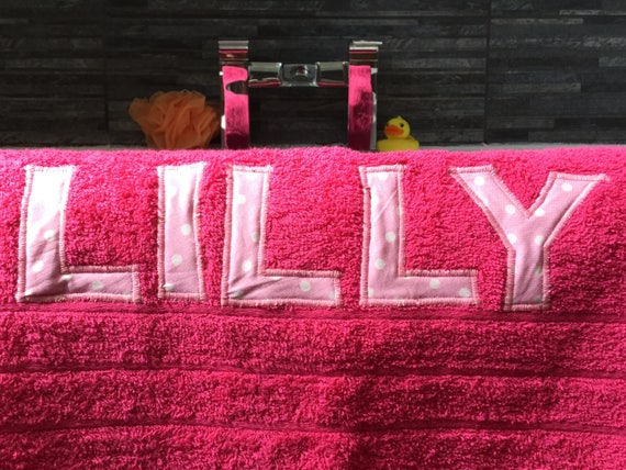 personalised baby beach towel