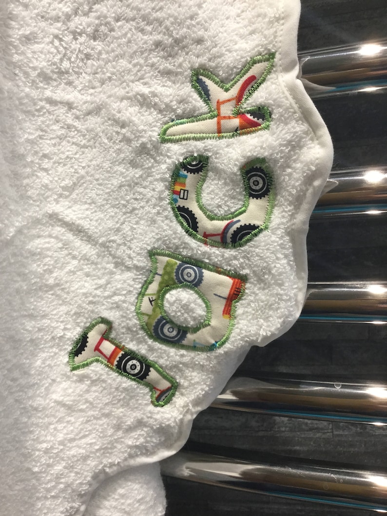 Personalised Baby Bathrobe Infant Bath robe name Etsy