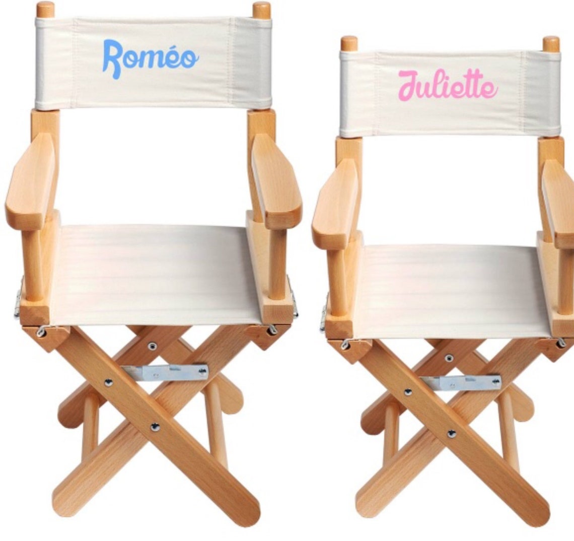 Personalised kids Director Chair toddler armchair childrens Etsy