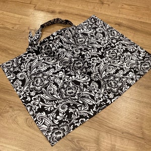 100% cotton Breastfeeding coverup, nursing cover, pushchair cover, black and white pattern, baby shower gift