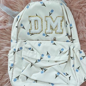 Blue Bow Backpack