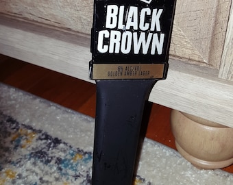 Budweiser "Black Crown" Beer Tap Handle