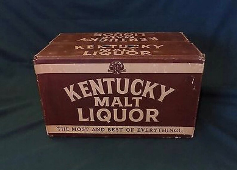 Fehrs Kentucky Malt Liquor Beer Cardboard Vintage Case Box Etsy