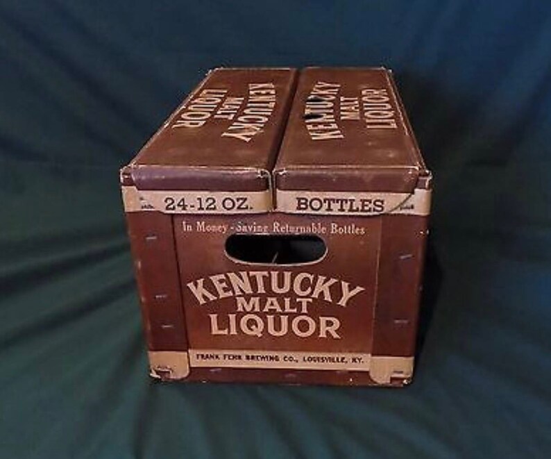 Fehrs Kentucky Malt Liquor Beer Cardboard Vintage Case Box Etsy