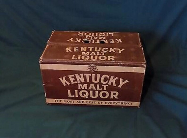 Fehrs Kentucky Malt Liquor Beer Cardboard Vintage Case Box Etsy