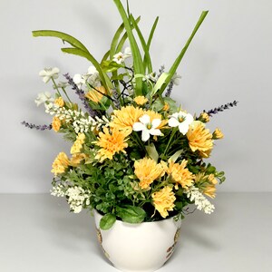 Ceramic Cat Lovers Bowl Floral Arrangement Novelty Flower - Etsy