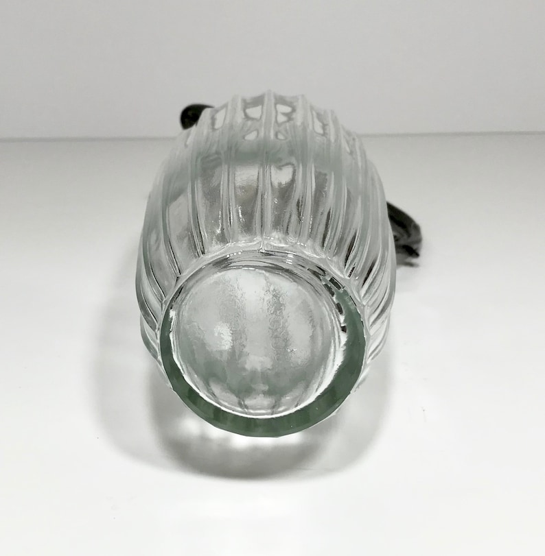 Vintage EAPG Glass Pitcher Ewer Decanter Pressed Glass Etsy