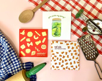 Mix n' Match Cards:  Food-themed