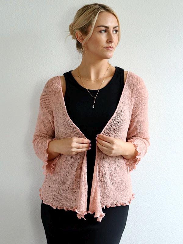 ニット・セーター HUECLOSET Closet See Through Cardigan See Through Cardigan - Etsy