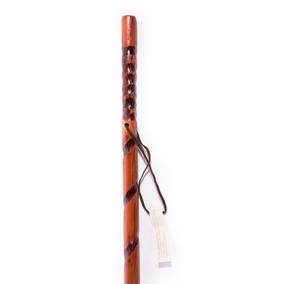 wooden trekking pole