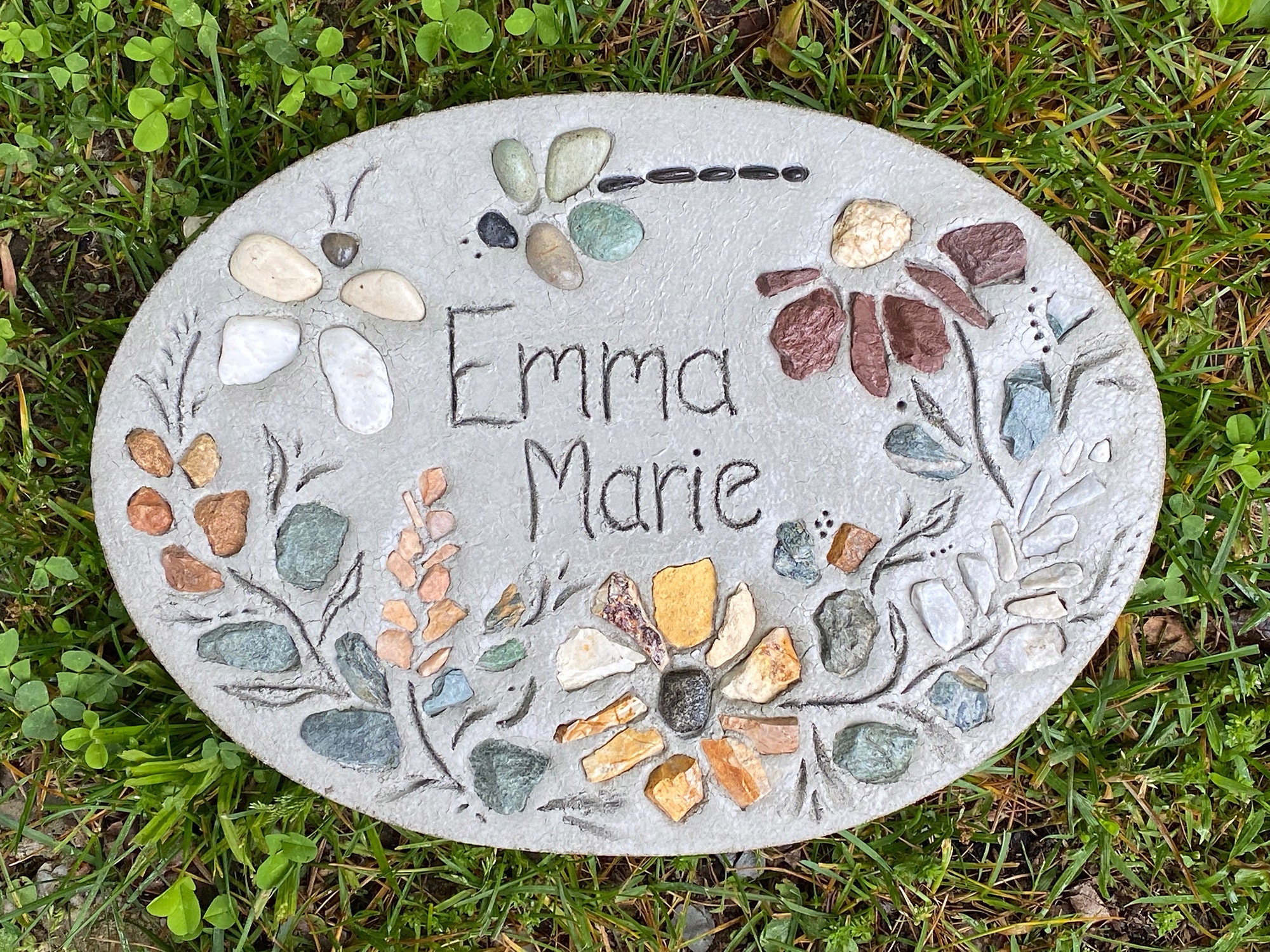 Memorial Garden Stone Personalized Plaque for Memory Garden Etsy