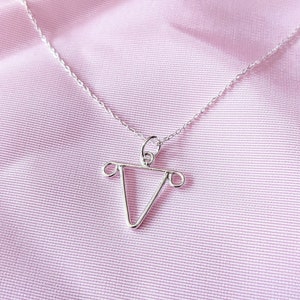 Uterus Necklace Sterling Silver Womb Pendant