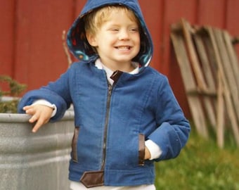 Hobbes フード付きジャケット PDF 縫製パターン