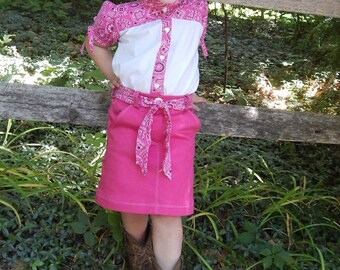 アビリーンスカートとカリコブラウスのPDF縫製パターンセット