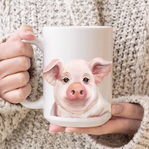 Personalized Pig Name Coffee Mug - 11oz Custom Ceramic Cup, Gift For Pig Lovers & Owners