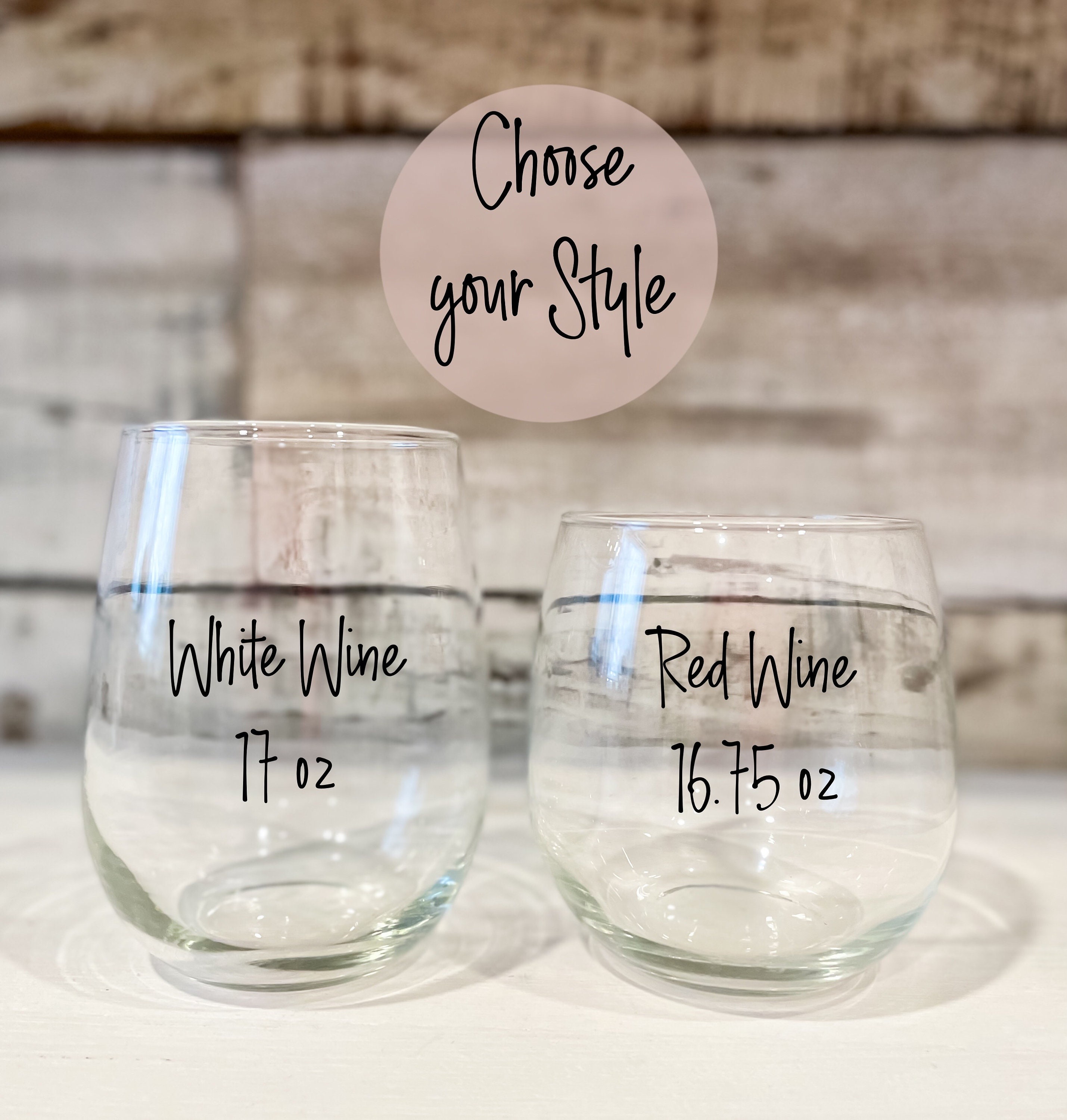 Stemless Wine Glass - Limited Colours – Lilly Loves Gifts