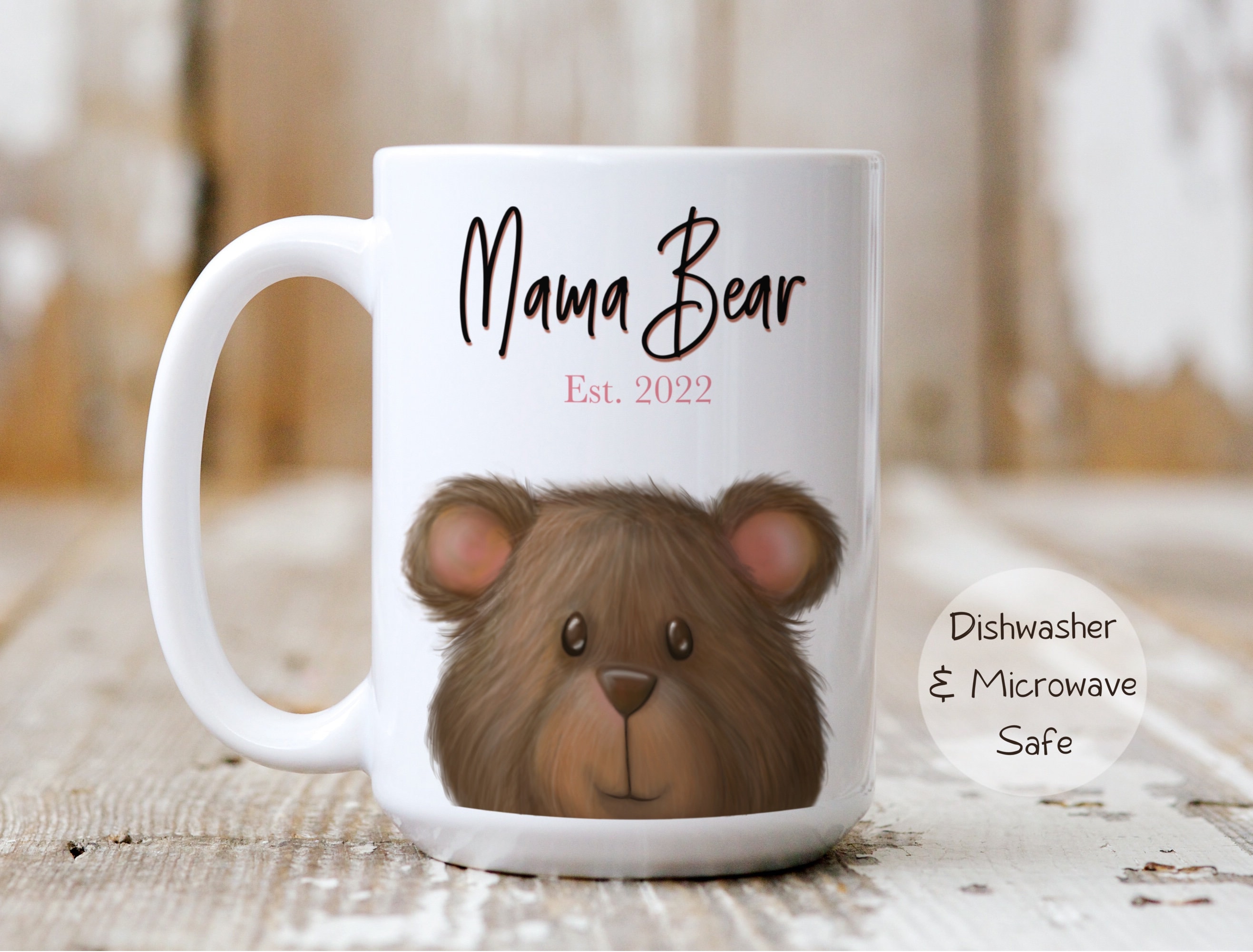 Mama and Papa Bear Mug Set - 904 Custom