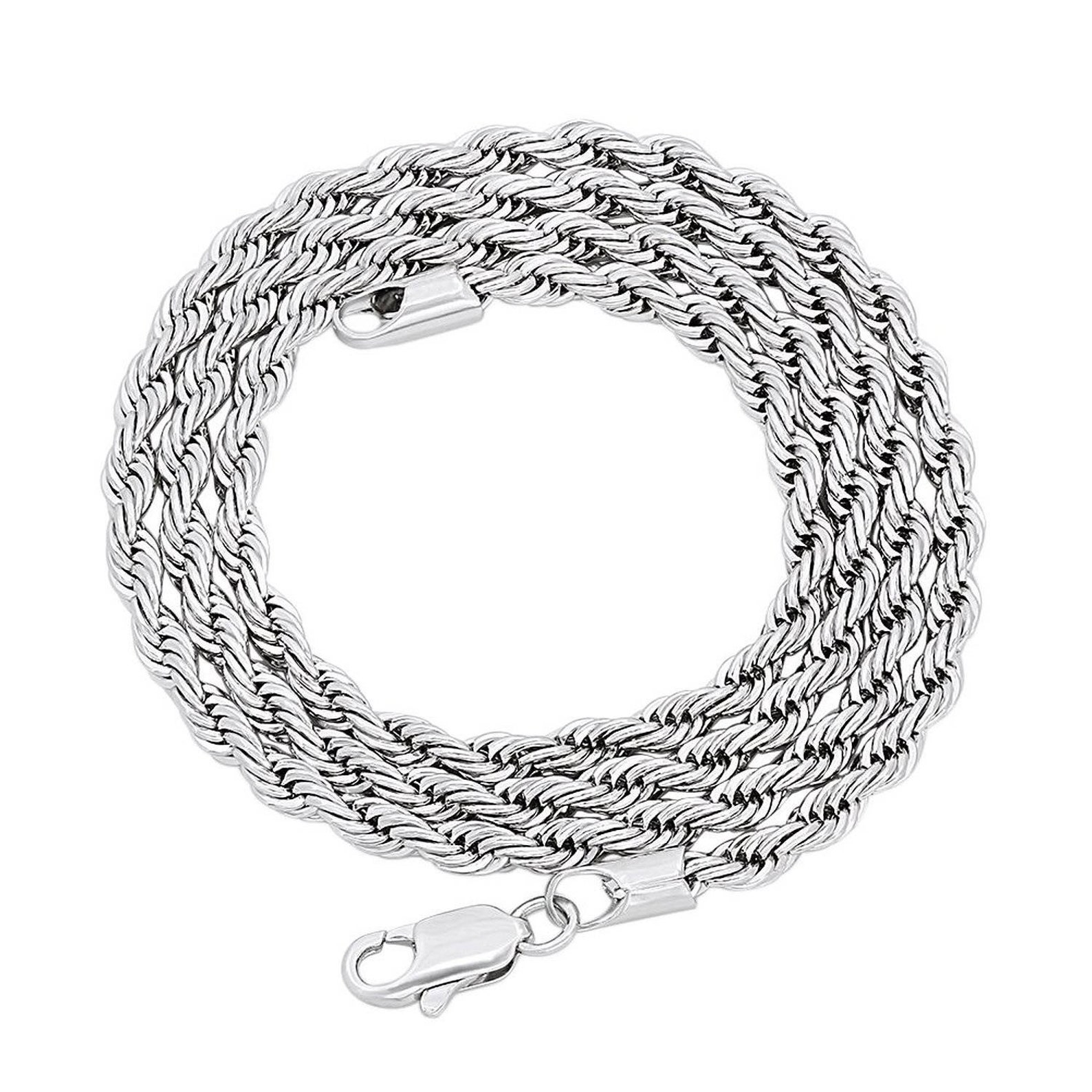 2.5mm SOLID 925 Sterling Silver Rope Italian Chain / Unisex - Etsy