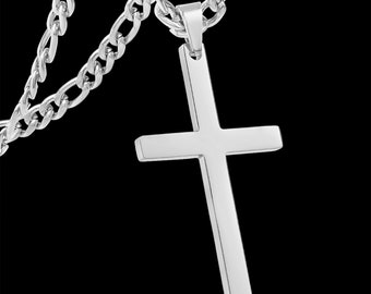 thumbnail image 2 of 316L Stainless Steel Cross Chain Necklace – 1.5 To 3.2mm Width, 16-40 Inch Length (Bulk) 2 of 5