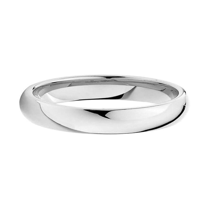 Stainless Steel Wedding Ring Thin Silver Wedding Band Etsy