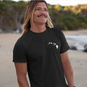 Vintage Hawaii Tshirt Unisex Hawaiian island chain tshirt Mens Aloha state t shirts Hawaiian shirt Hawaii Gifts Vintage Hawaii Graphic tee