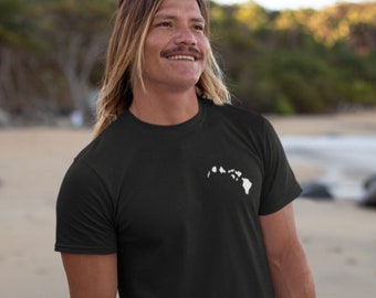 Vintage Hawaii Tshirt Unisex Hawaiian island chain tshirt Mens Aloha state t shirts Hawaiian shirt Hawaii Gifts Vintage Hawaii Graphic tee