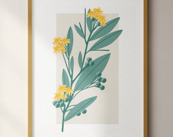 Wildflower Art Print: Botanical Wall Art on Archival Paper