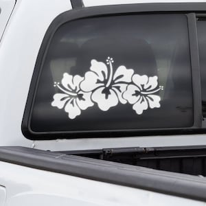 Hibiscus Decals, Hibiscus Flower Sticker, Car Decal, Flower Decals for Car,  Flower Sticker, Hawaii Decals Hawaii Sticker, Laptop Sticker