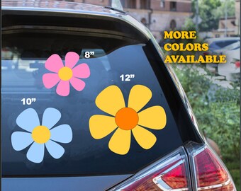 Daisy Car Sticker | Etsy