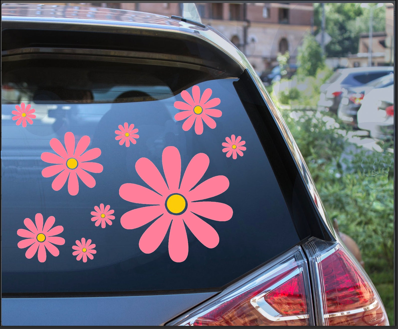 Daisy Decal Set of 14 / Hippie Flower Stickers Car Decals - Etsy