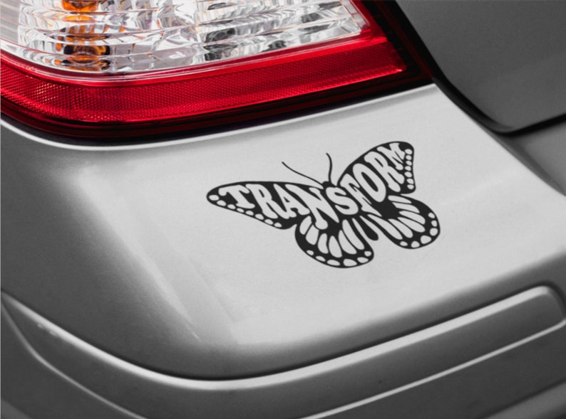 Butterfly Transform Car Window Decals Monarch Butterflies Etsy