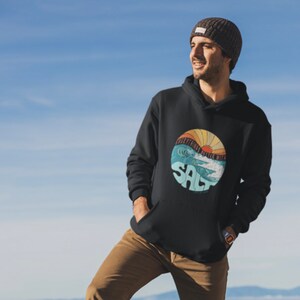 Surf Hoodie Everythings Better With Salt Unisex Beach Sweatshirt Mens