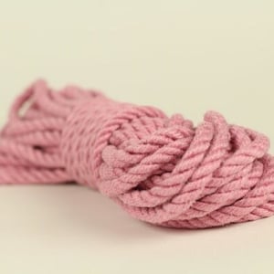 Pink Jute Premium Bondage Rope for Shibari / Kinbaku
