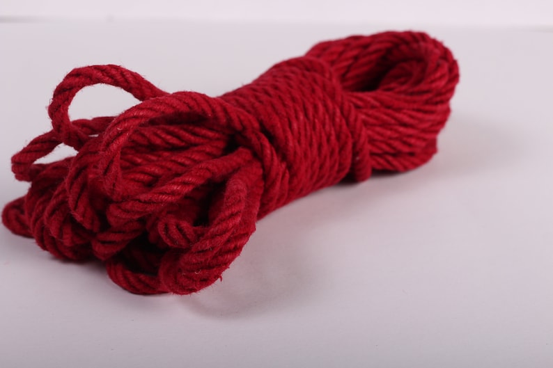Scarlet Hemp Bondage Rope for Shibari / Kinbaku - Etsy