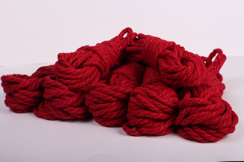 Scarlet Hemp Bondage Rope for Shibari / Kinbaku - Etsy