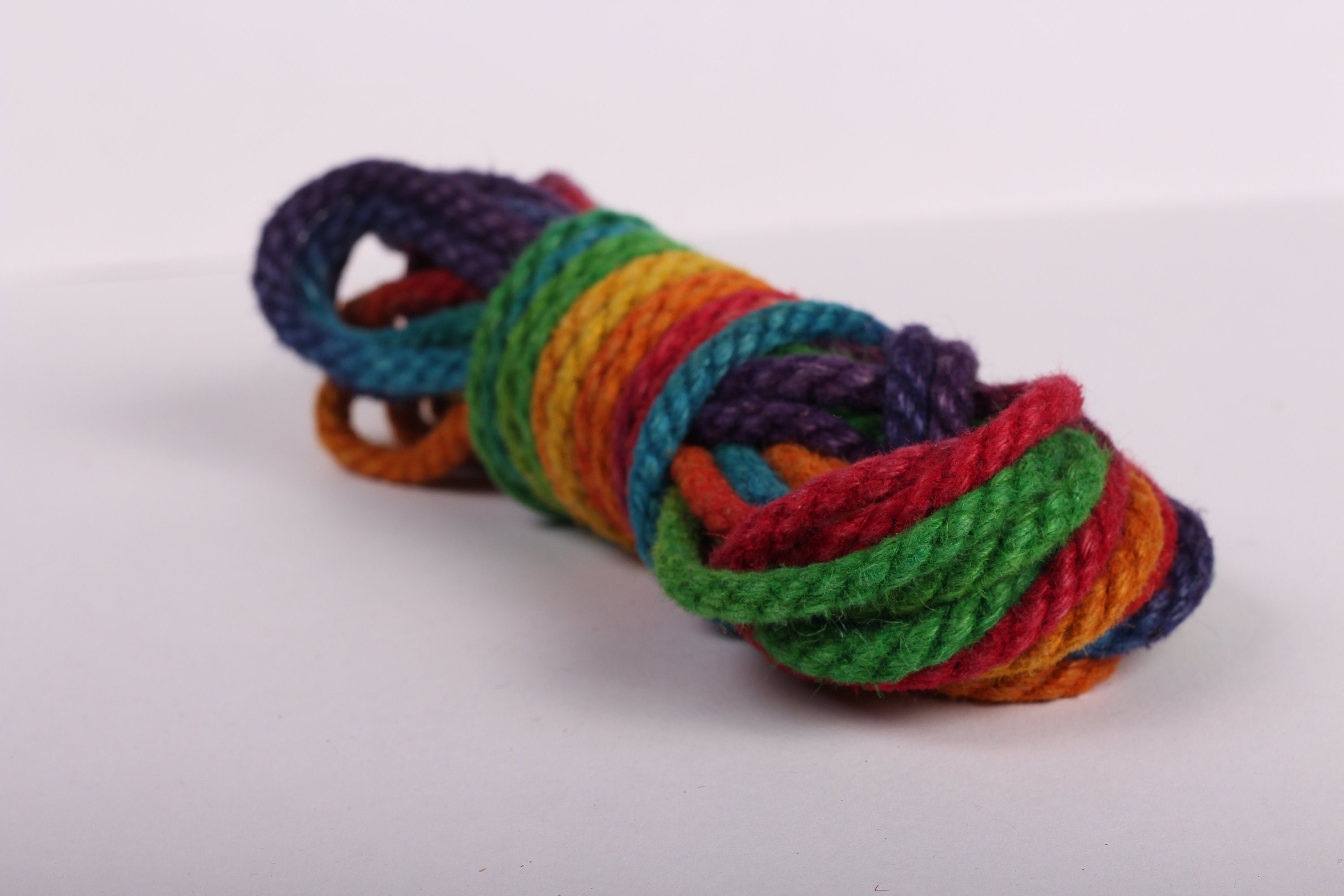 Rainbow Hemp Bondage Rope for Shibari / Kinbaku - Etsy